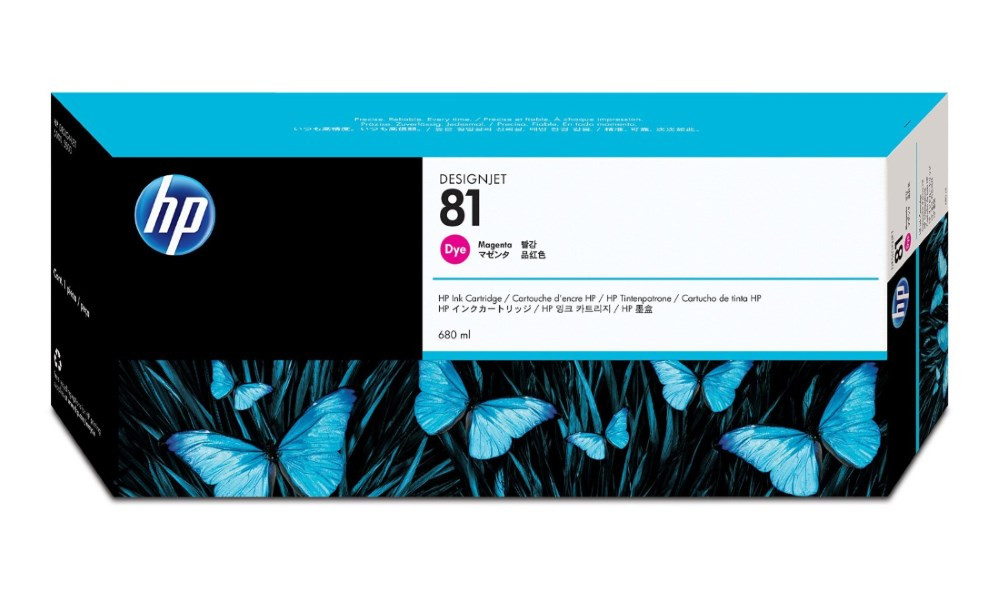 HP (81) - purpurová ink. kazeta, C4932A originál