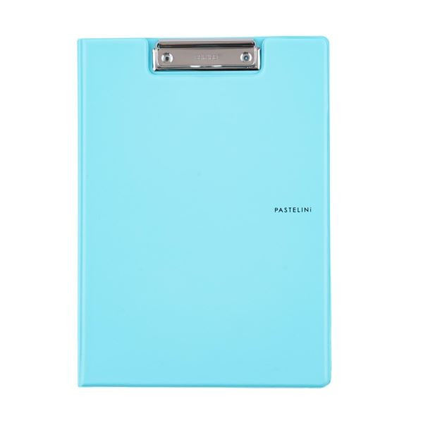 Uzavír.psací podložka s klipem Pastelini,A4 ,modrá
