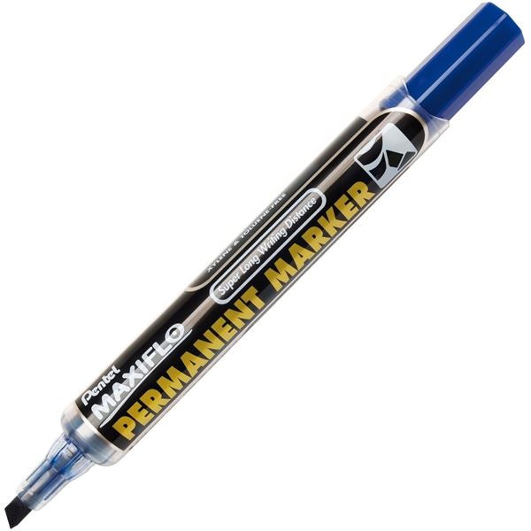 Permanentní popisovač Pentel NLF60, modrý