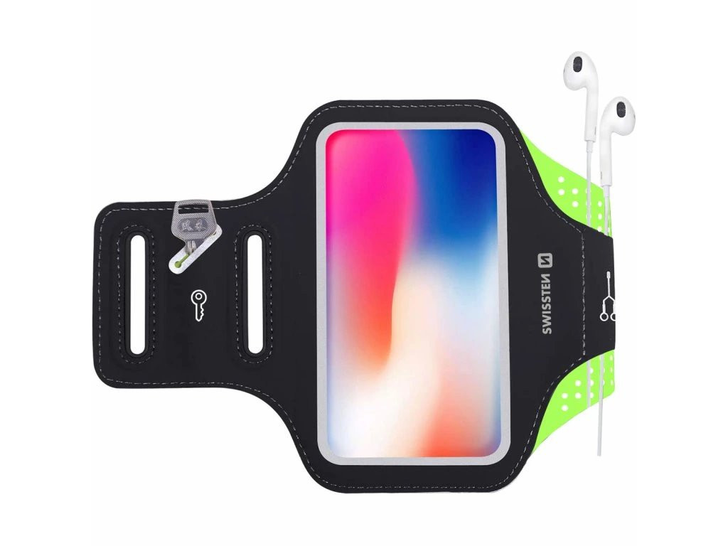 Swissten pouzdro armband case vel. 7,0" černé