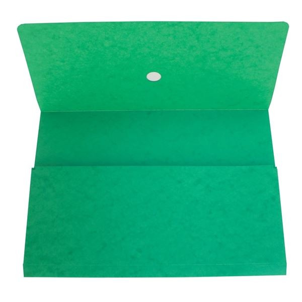 Prešpánová odkládací kapsa A4,zelená,1 ks