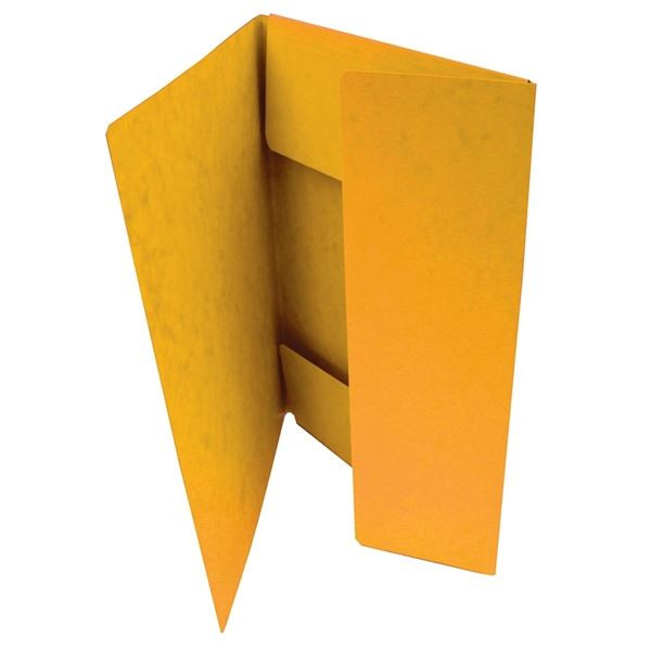 Prešp. desky  se 3 chlopn. HIT Office,žluté,20 ks