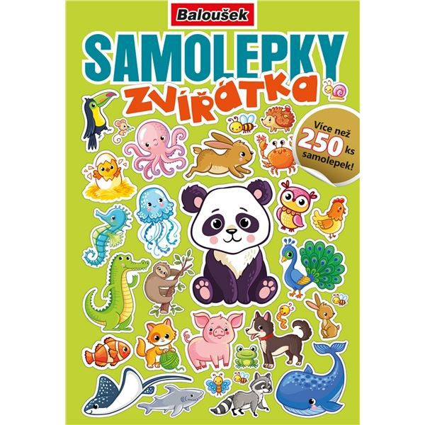 Samolepkový sešit - Zvířátka, A5