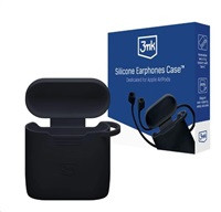 3mk ochranný kryt Silicone AirPods Case Black pro Apple AirPods Pro 3
