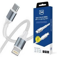 3mk Hyper Cable N-SERIES C to Lightning 1m PD 3.0 9V/3A 27W White