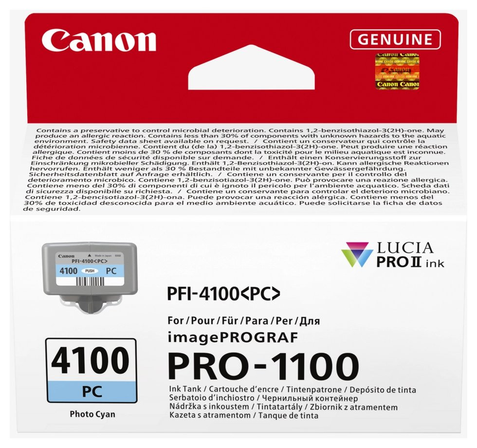 Canon inkoustová náplň INK PFI-4100 PC Photo Cyan
