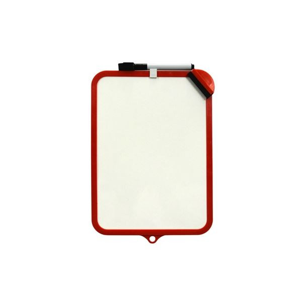 Oboustranně stíratelná tabulka CONCORDE, červená