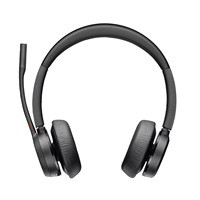 Poly Voyager 4320 bezdrátová náhlavní souprava, BT700 USB-C adaptér, stereo, nabíjecí stojánek