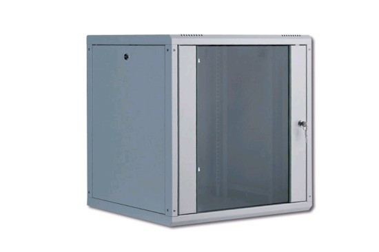 Digitus Nástěnná skříňka 12U, Unikátní 643x600x600 mm, barva šedá (RAL 7035)