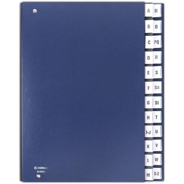 Třídicí kniha Donau - A4, A-Z, modrá navy