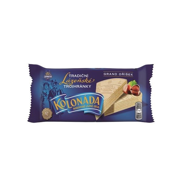 Oplatky Lázeňské trojhránky oříškové, 50 g