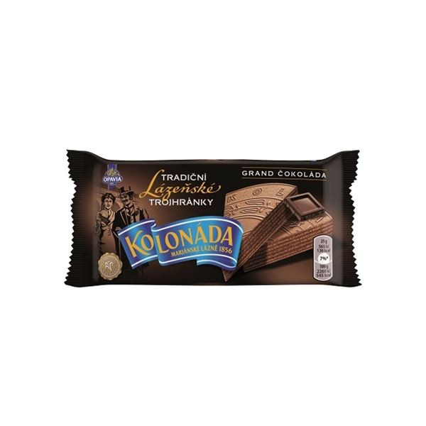 Oplatky Lázeňské trojhránky čokoládové, 50 g