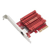 ASUS PCIe Adaptér XG-C100C V3, až 10Gbps, RJ45, červená