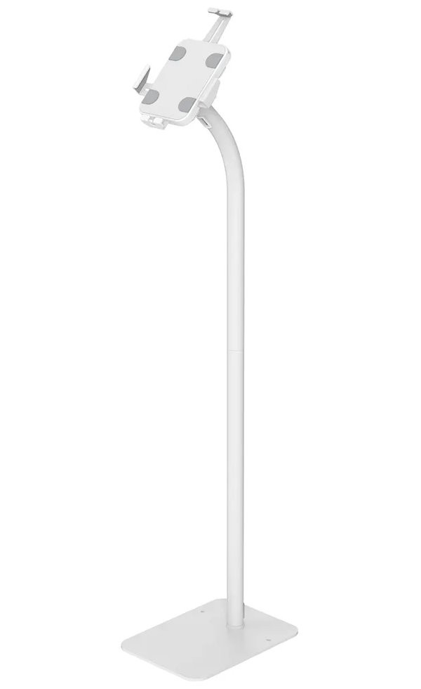 Neomounts FL15-625WH1/Držák tabletu/na podlahu/7,9-11" /náklon/rotace 360°/123,8cm/tloušťka tabletu 0-8,5mm/bílý