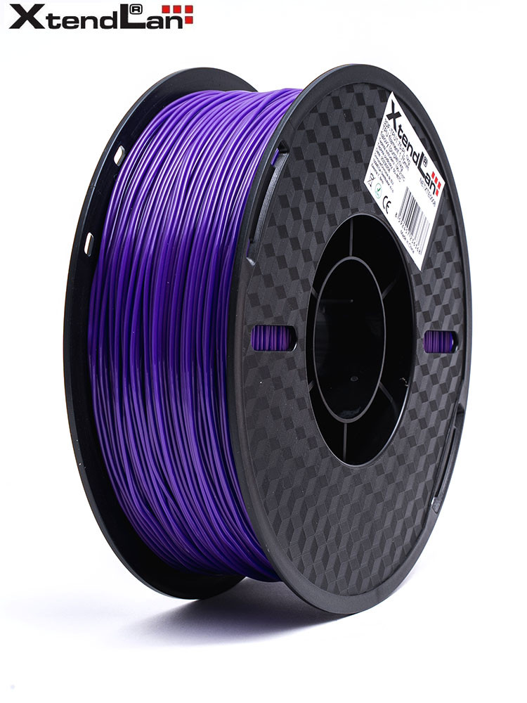 XtendLAN TPU filament 1,75mm průhledný fialový 1kg