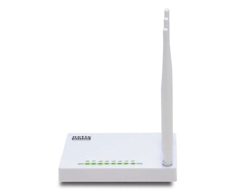 STONET by NETIS WF2409E AP/Router / 4x LAN / 1x WAN / 802.11b/g/n / 2.4GHz / 3x5dB anténa