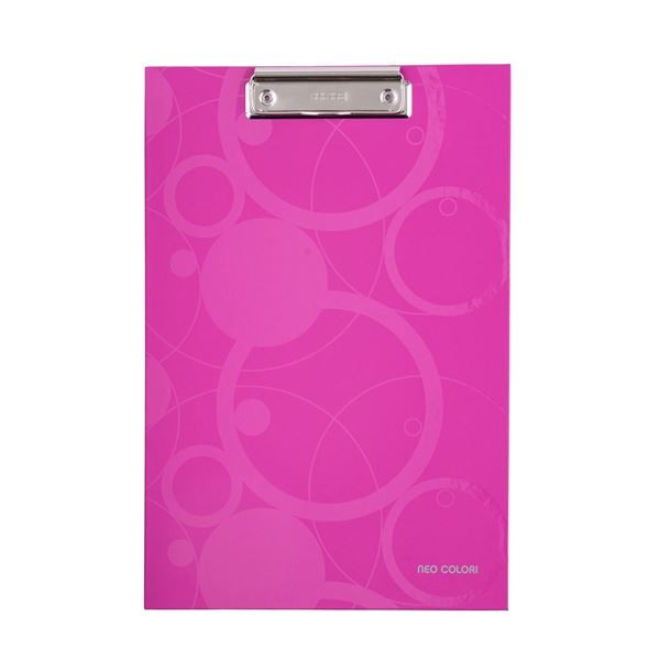 Psací podložka s klipem A4 NEO COLORI, růžová