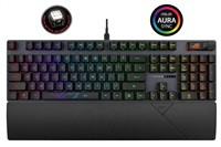 ASUS klávesnice ROG STRIX SCOPE II, mechanická, drátová, ROG RX RED / PBT, US