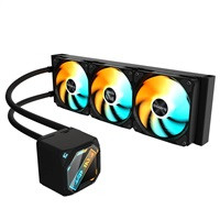 GIGABYTE Vodní chladič GAMING 360, 3x120mm, ARGB, LGA1851, AM5, černá