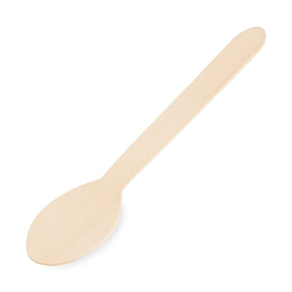 Dřevěné lžíce - 16 cm, 100 ks