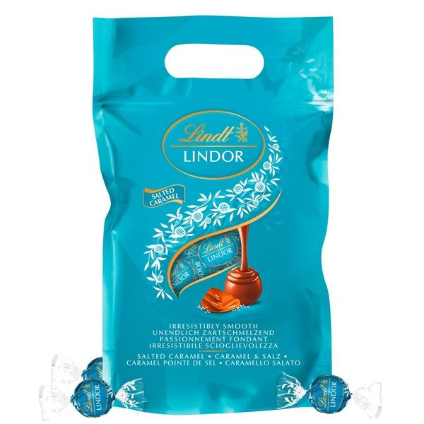 Čokoládové pralinky Lindor - slaný karamel, 1000 g
