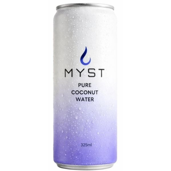 Kokosová voda Myst - 100%, plech, 12 x 0,325 l