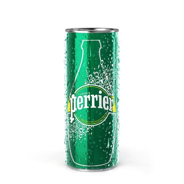 Minerální voda Perrier - perlivá, plech, 10x 0,25l
