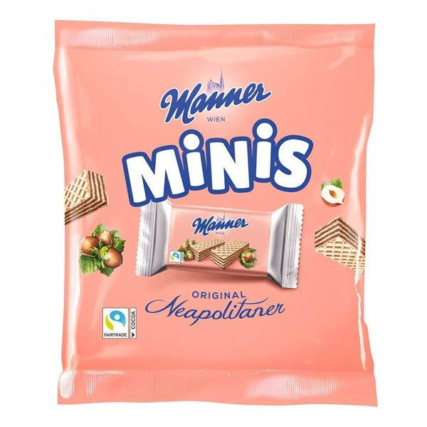 Oplatky Manner - balené, 10x 15 g, 150g