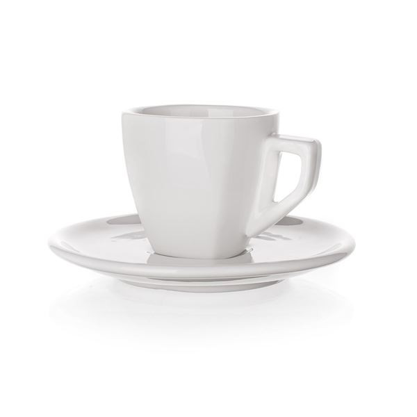 Sada šálku s podš.square Banquet ALBA porcel.,60ml