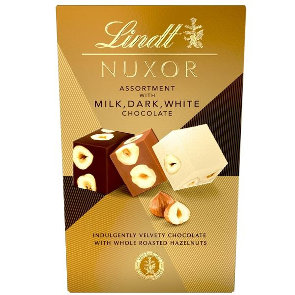 Pralinky Lindt Nuxor - mix, s oříšky, 150 g
