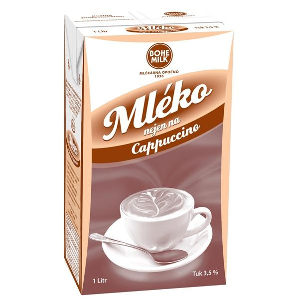 Mléko nejen na cappuccino Bohemilk - 1 l