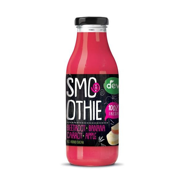 Smoothie DEVA - červená řepa ad., 0,3 l, 12 ks