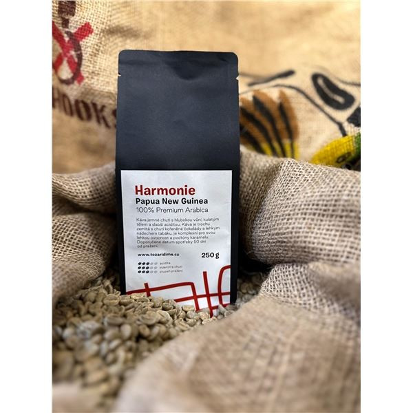 Zrnková káva Harmonie - Papua New Guinea, 250 g
