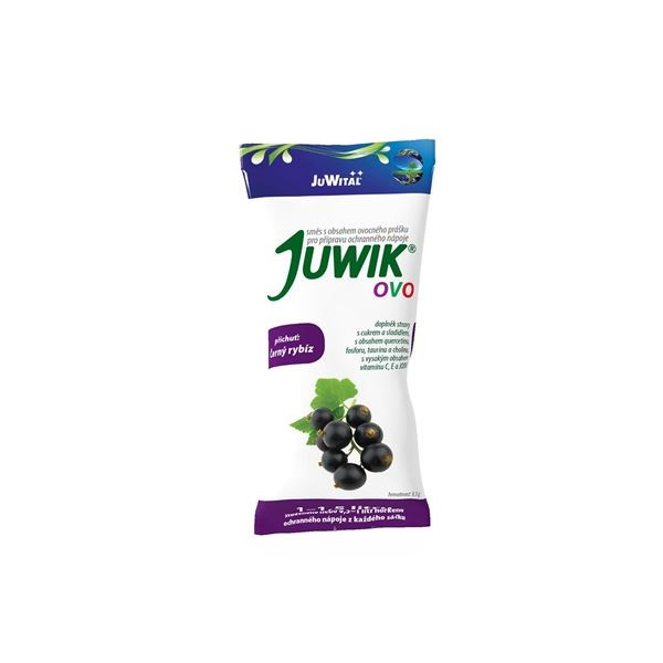 Ochranný nápoj Juwik Ovo - černý rybíz, 20 ks