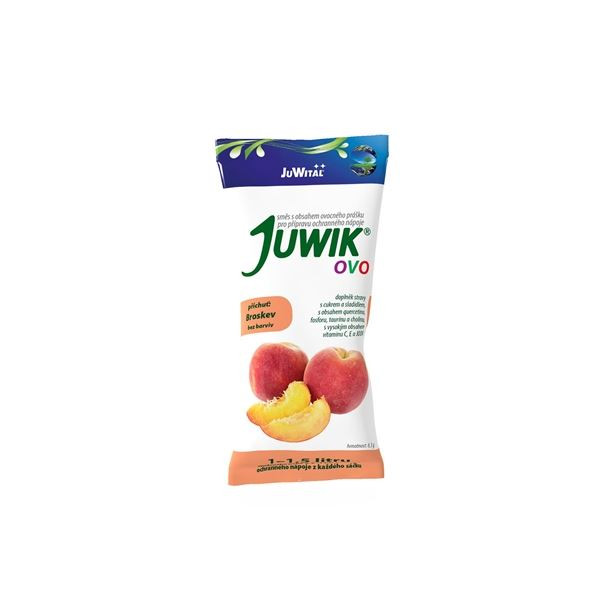 Ochranný nápoj Juwik Ovo - broskev, 20 ks