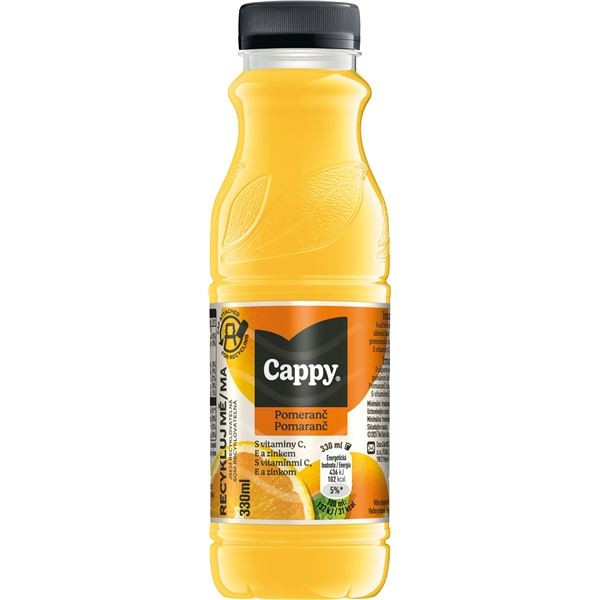 Nektar Cappy - pomeranč, 48%, 12x 0,33 l