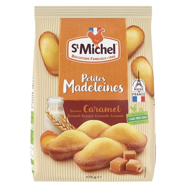 Pečivo St Michel - Mini Madlenky karamelové, 175 g