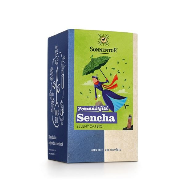 Zelený čaj Sonnentor - Povznášející Sencha, bio