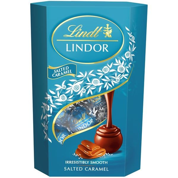 Čokoládové pralinky Lindor - slaný karamel, 200 g