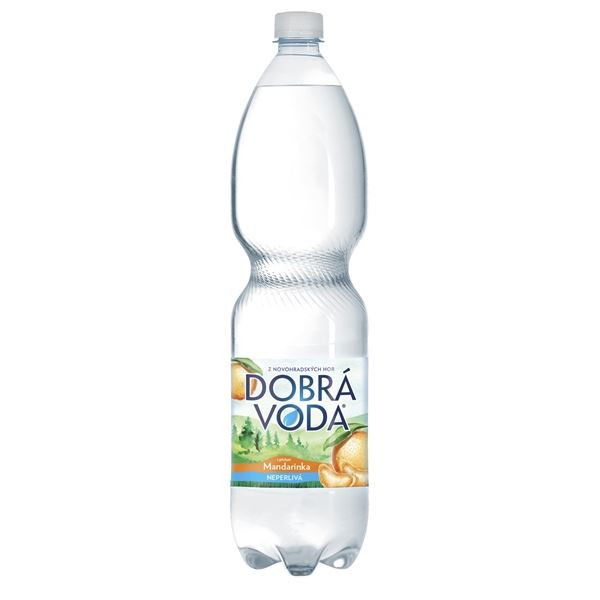 Minerální voda Dobrá voda - mandarinka,6x 1,5 l