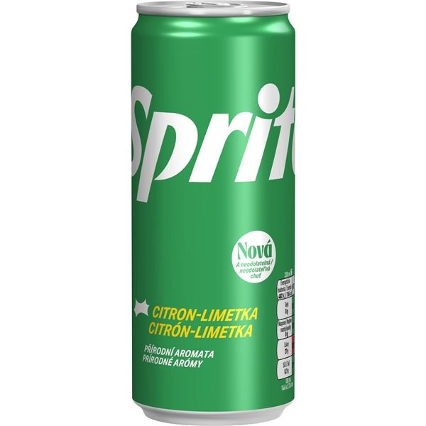 Sprite - Zero, plech, 24x 0,33 l