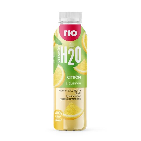 Vit. voda Rio H2O - citron, 6x 400 ml