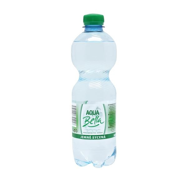 Pramenitá voda Aqua Bella - jemně sycená,12x 0,5 l