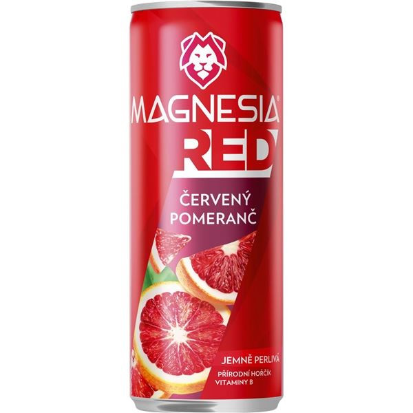 Min.voda Magnesia Red-červ.pomeranč,plech,24x0,33l