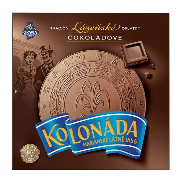 Lázeňské oplatky Kolonáda - čokoládové, 200 g