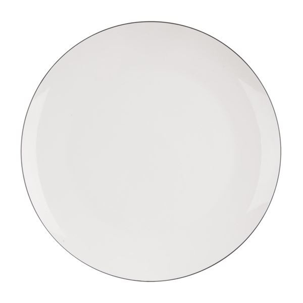 Talíř mělký Decora - porcelán, pr.27,5 cm, 1 ks