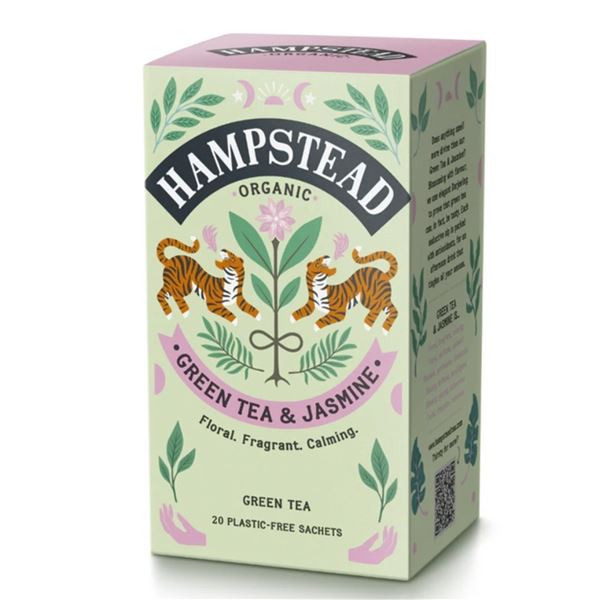 Zelený čaj Hampstead - bio,jasmín/bergamot,20x 2g