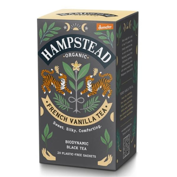 Černý čaj Hampstead - bio,madag.vanilka, 20x 2 g