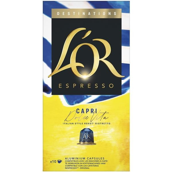 Kapsle L'or - Espresso Capri Dolce Vita, 52 g,10ks