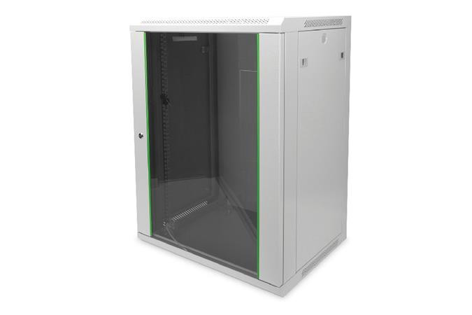 Digitus 16U nástěnná skříň, Dynamic Basic 816x600x450 mm, barva šedá (RAL 7035)